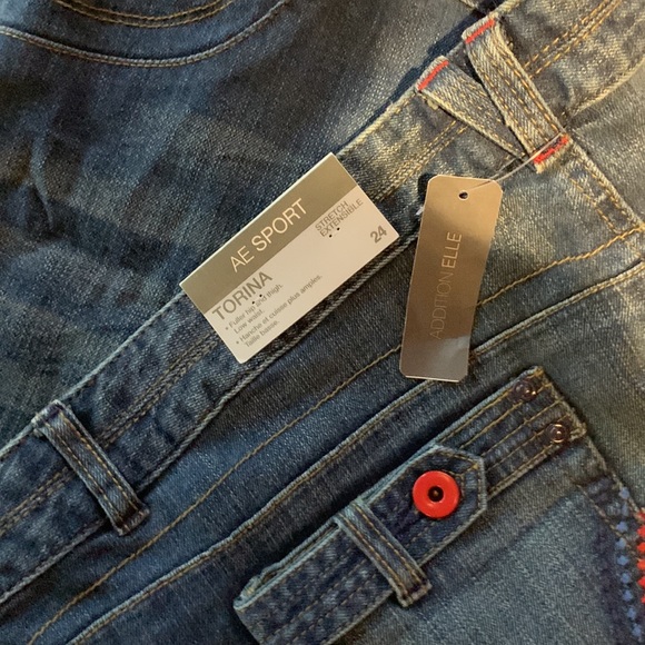 Additional Elle Crop Jeans AE Sports Torina size 24 NWT - Picture 3 of 10